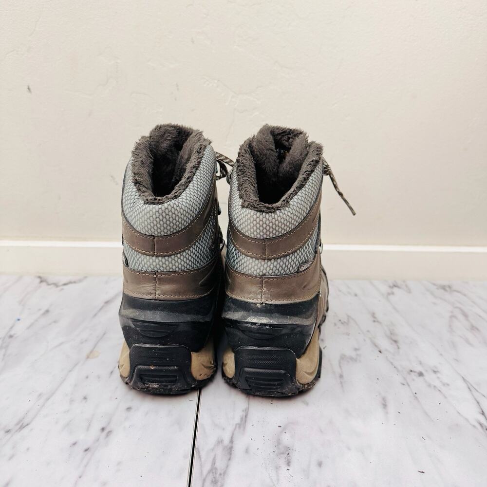 Merrell Boulder Tan And Blue Hiking Shoe Womens Size 7 - Picture 6 of 10